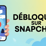 Illustration tutorial comment debloquer quelqu'un sur snap smartphone