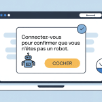 écran vérification connectez-vous pour confirmer que vous n'êtes pas un robot youtube