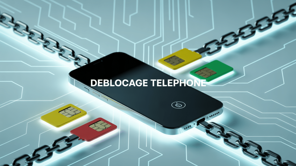 Débloquer un téléphone tout opérateur en 2 min visuel carte SIM et smartphone