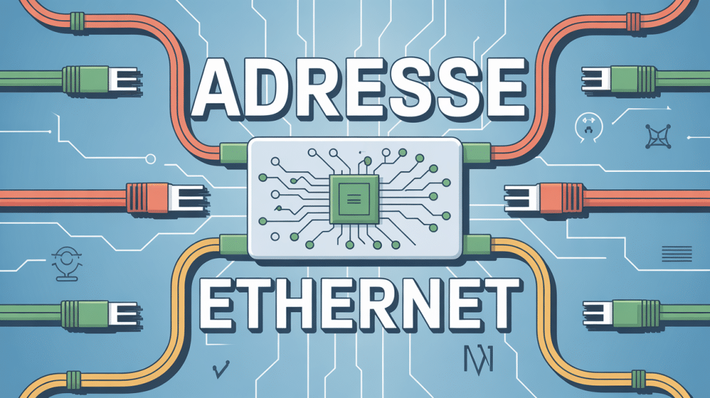ethernet adresse sur carte réseau et câbles