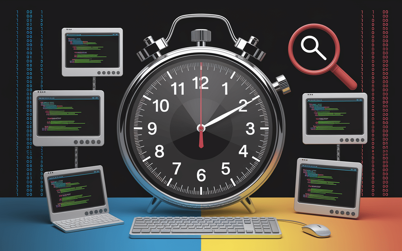 chronomètre et recherche man grep linux