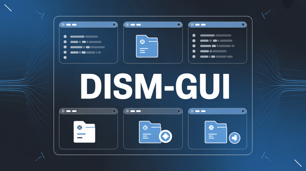 Interface graphique dism-gui pour gestion Windows