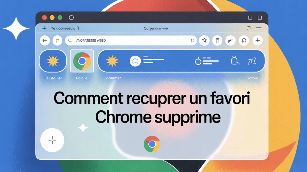 j'ai perdu un fichier dans les favoris de chrome récupération favori supprimé