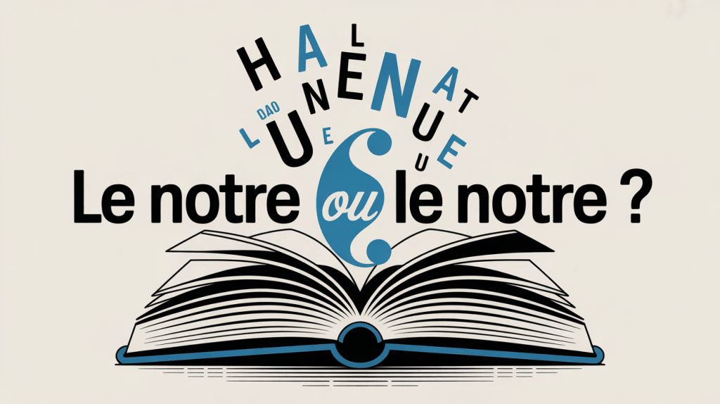 Le notre le nôtre livre accent circonflexe