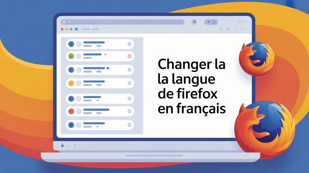 Visuel changer langue Firefox français