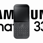mobile samsung chat 335 clavier physique, design compact