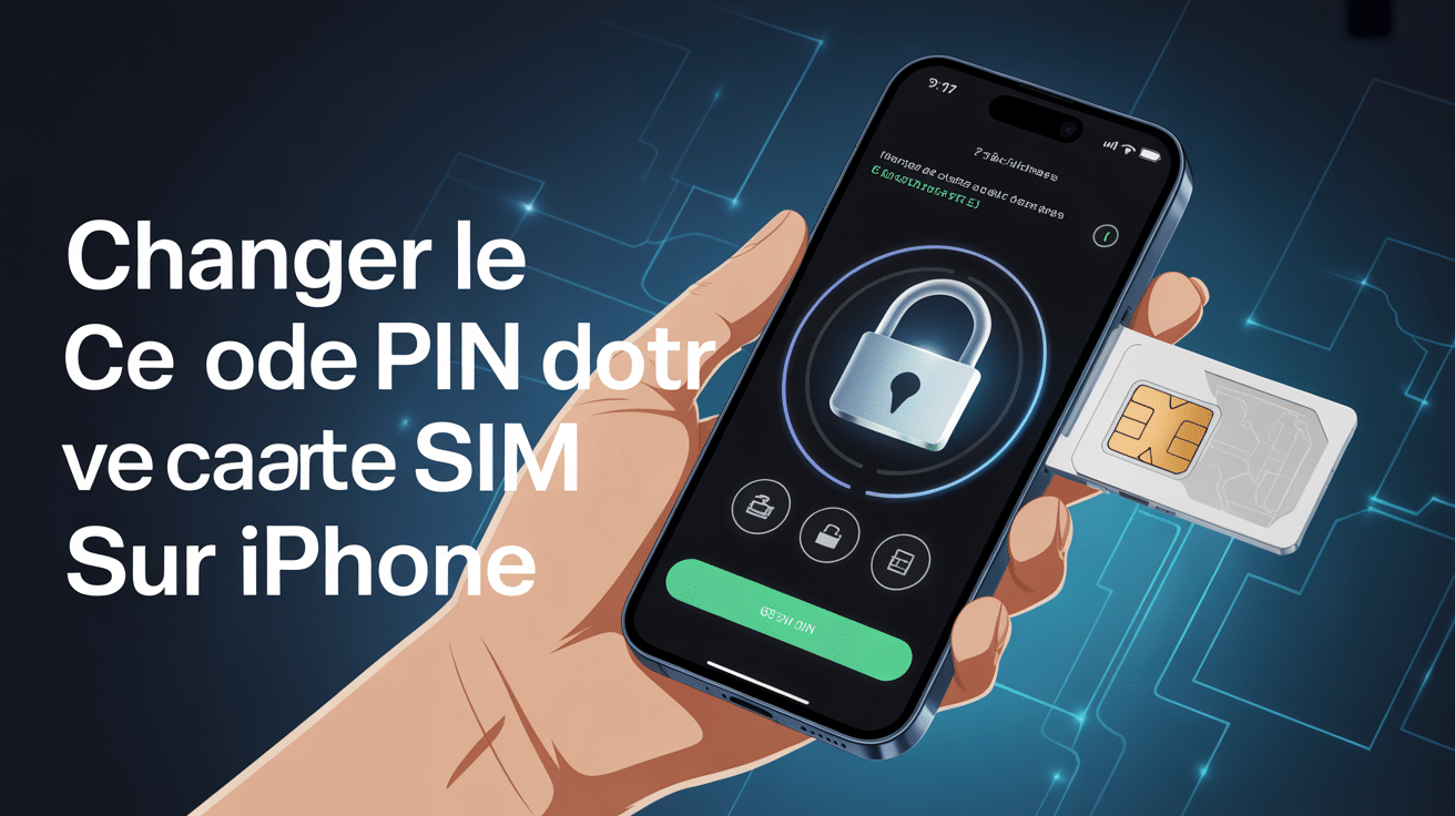 modifier code pin carte sim iphone interface securite