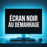 Mon ordinateur s’allume mais l’écran reste noir image d’intro