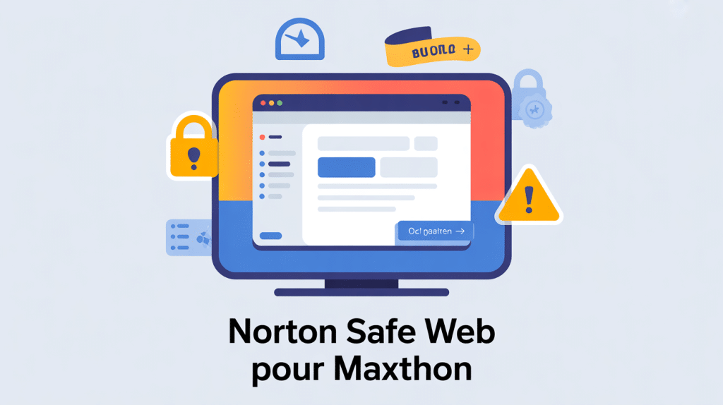 norton safe web pour maxthon illustration sécurité navigateur