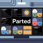 interface parted gestion partitions disque sous Linux