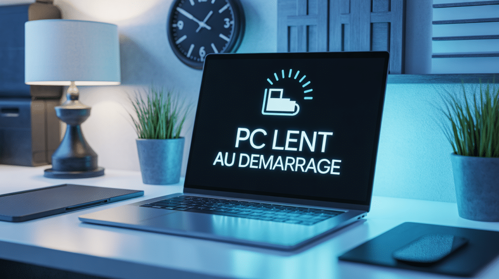 pc lent au démarrage image chargement sur ordinateur portable