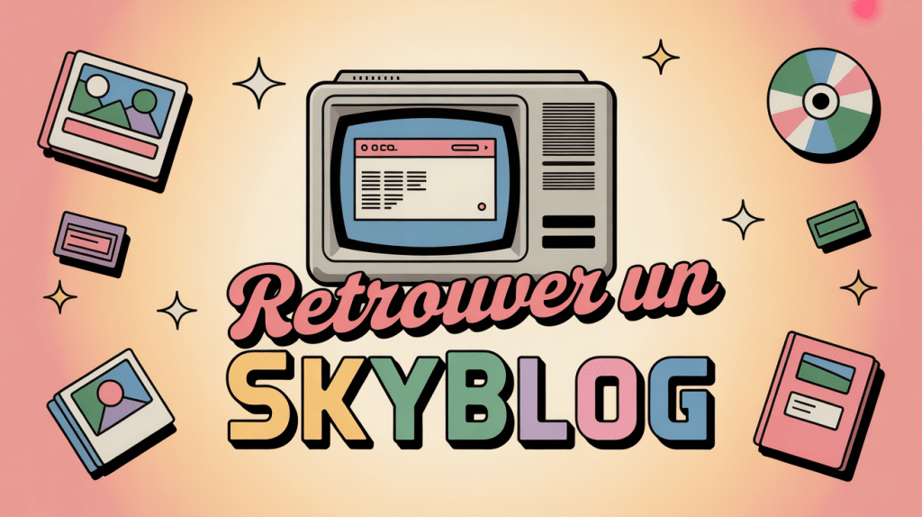retrouver un skyblog interface rétro nostalgique