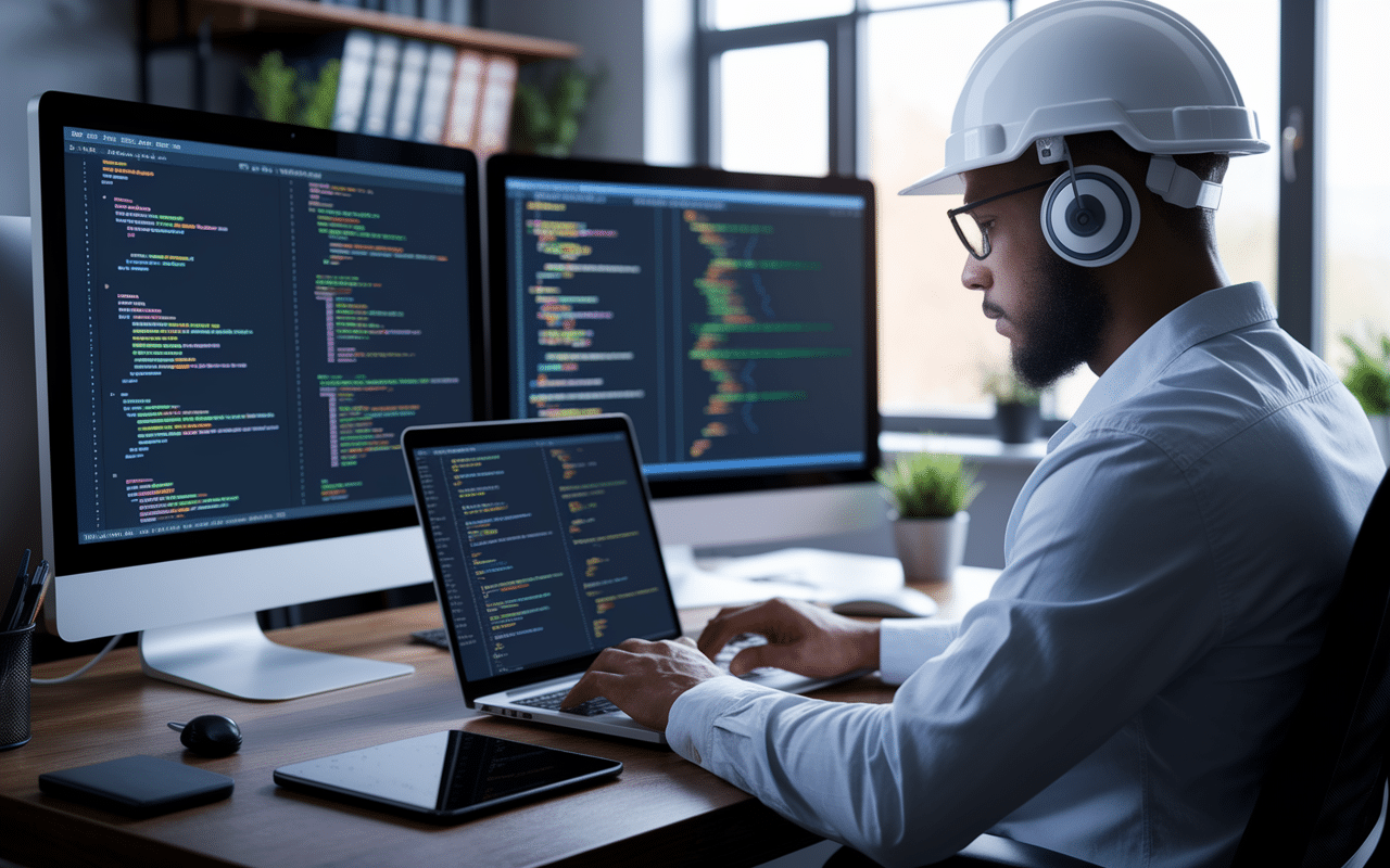 technicien utilisant uefi shell au quotidien