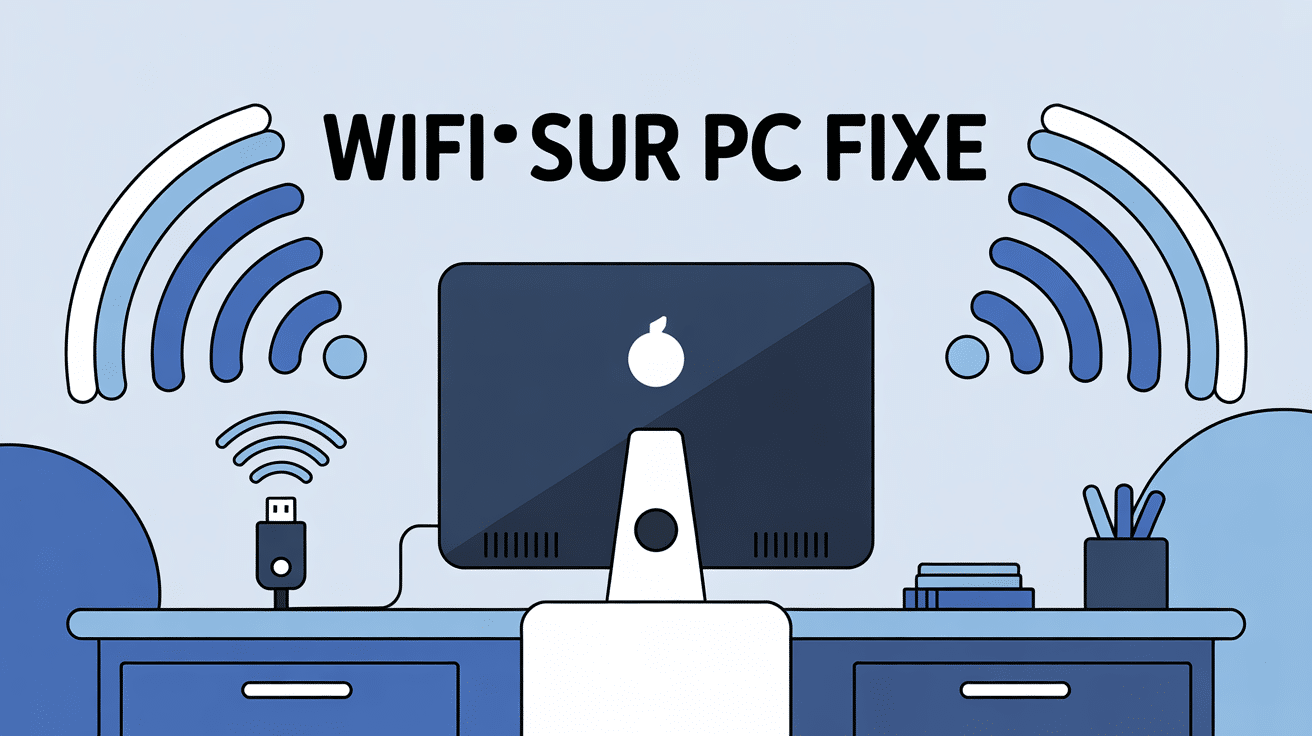 wifi sur pc fixe avec adaptateur usb