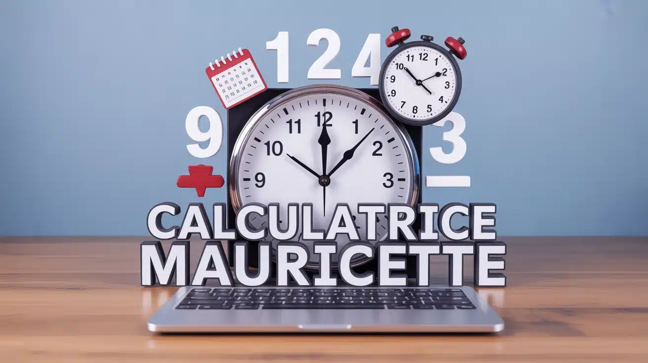 Illustration calculatrice Mauricette outil gestion du temps