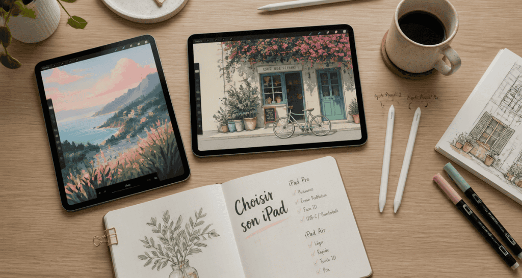 Quel iPad pour dessiner en 2025 : choisir le bon modèle selon votre usage