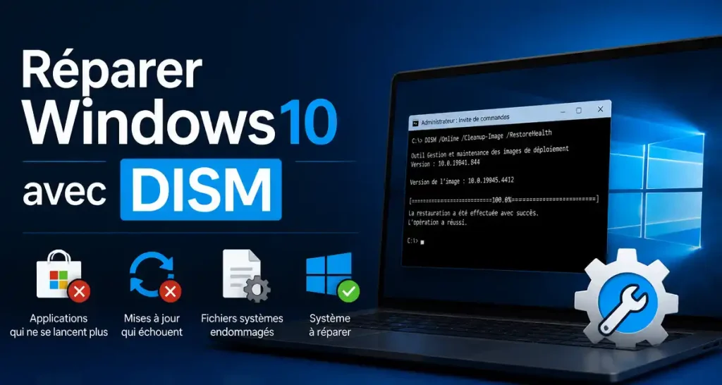 Réparer Windows10 avec DISM