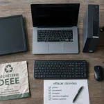 Où jeter ordinateur : carte déchèterie DEEE et effacer données avant don