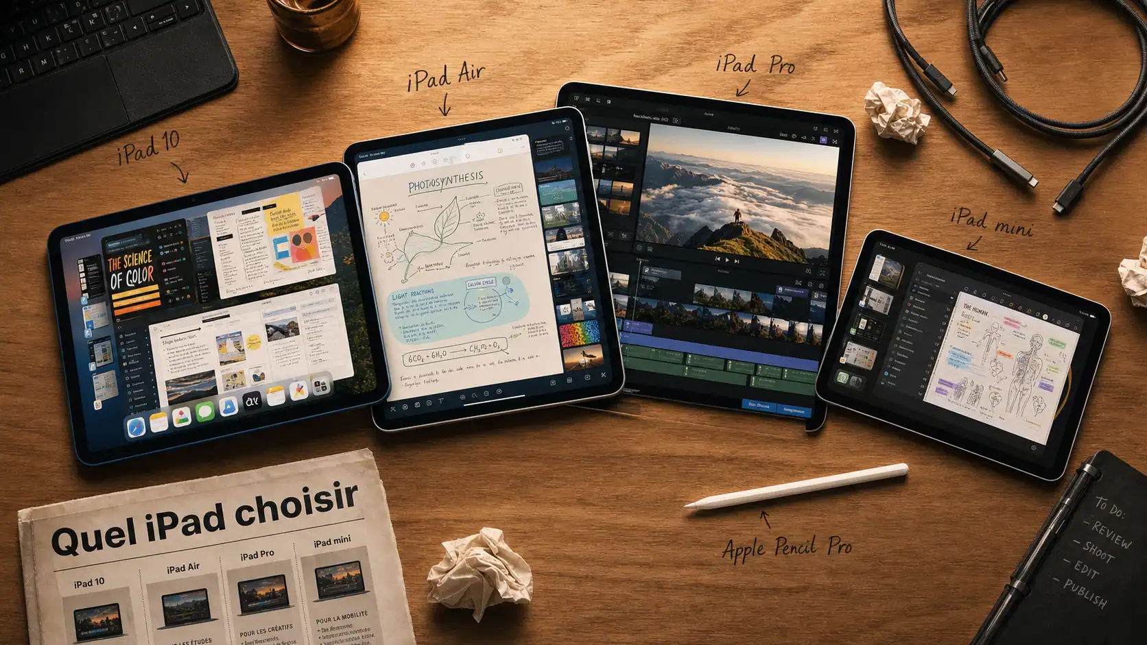 Quelle iPad choisir en 2025 : iPad Air, Pro, mini et iPad 10