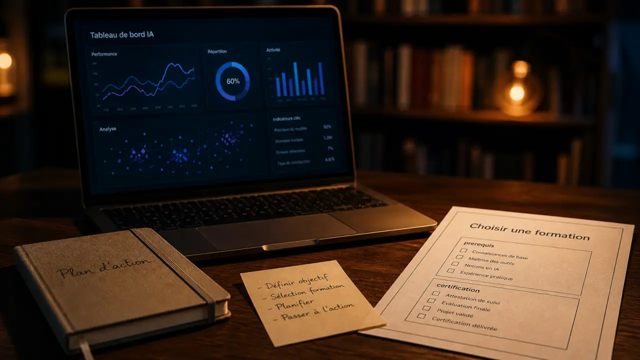 Formation sur l'intelligence artificielle choisir-formation.com : niveaux et certifications