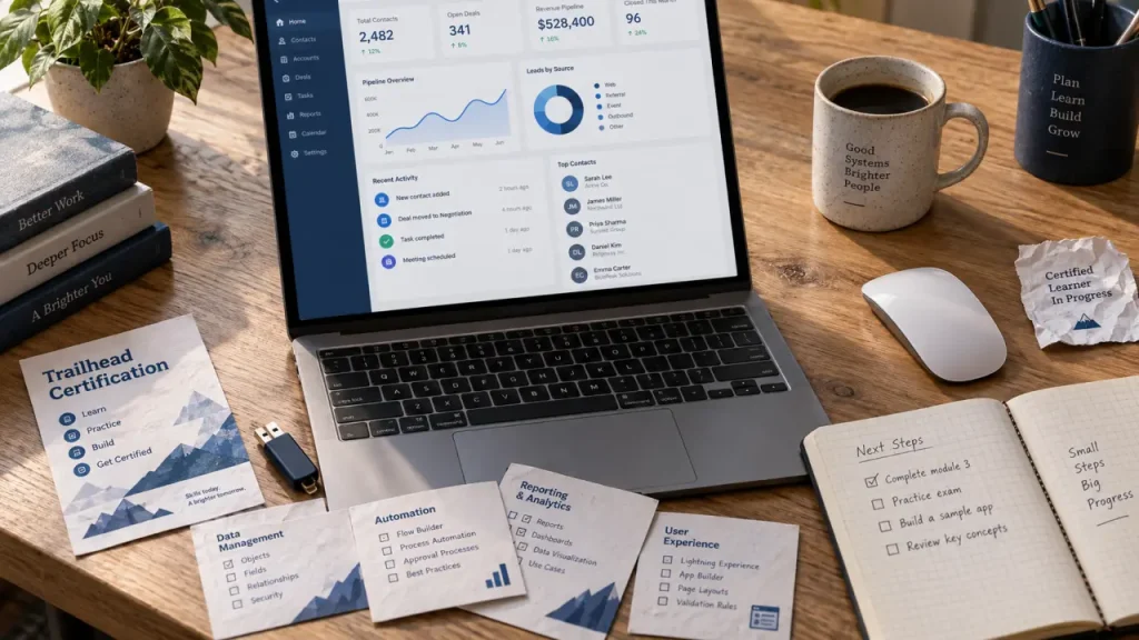 Formations Salesforce : le bon parcours relie pratique, métier et certification